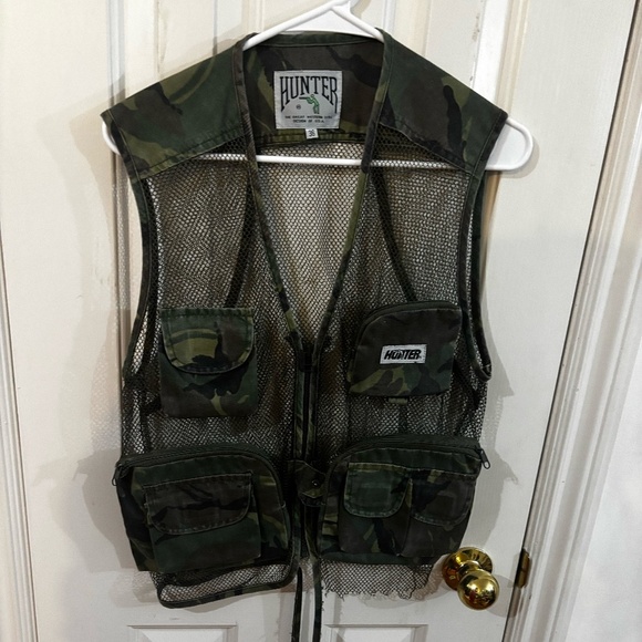 vintage thrift distressed army vest mesh taking offers - Picture 1 of 7